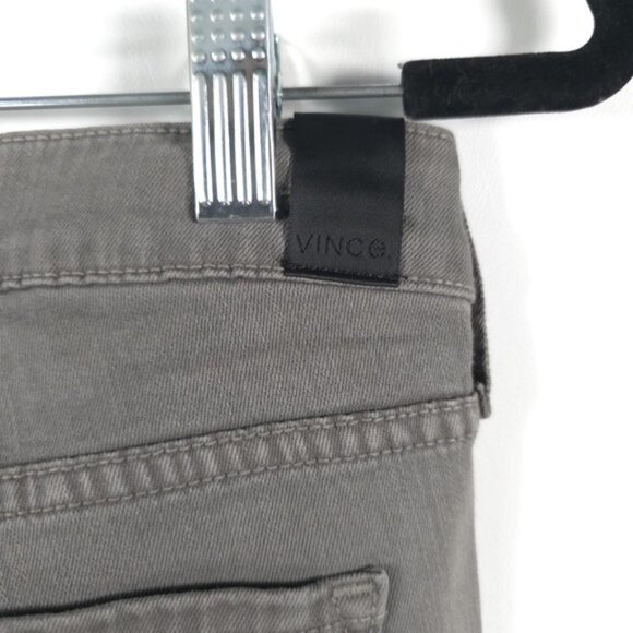 NWT Vince. Women’s Skinny Jeans Gray‎ Side Stripes Tuxedo Dylan Mid Rise Size 25 - Picture 12 of 16